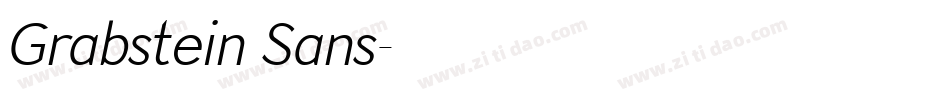 Grabstein Sans字体转换